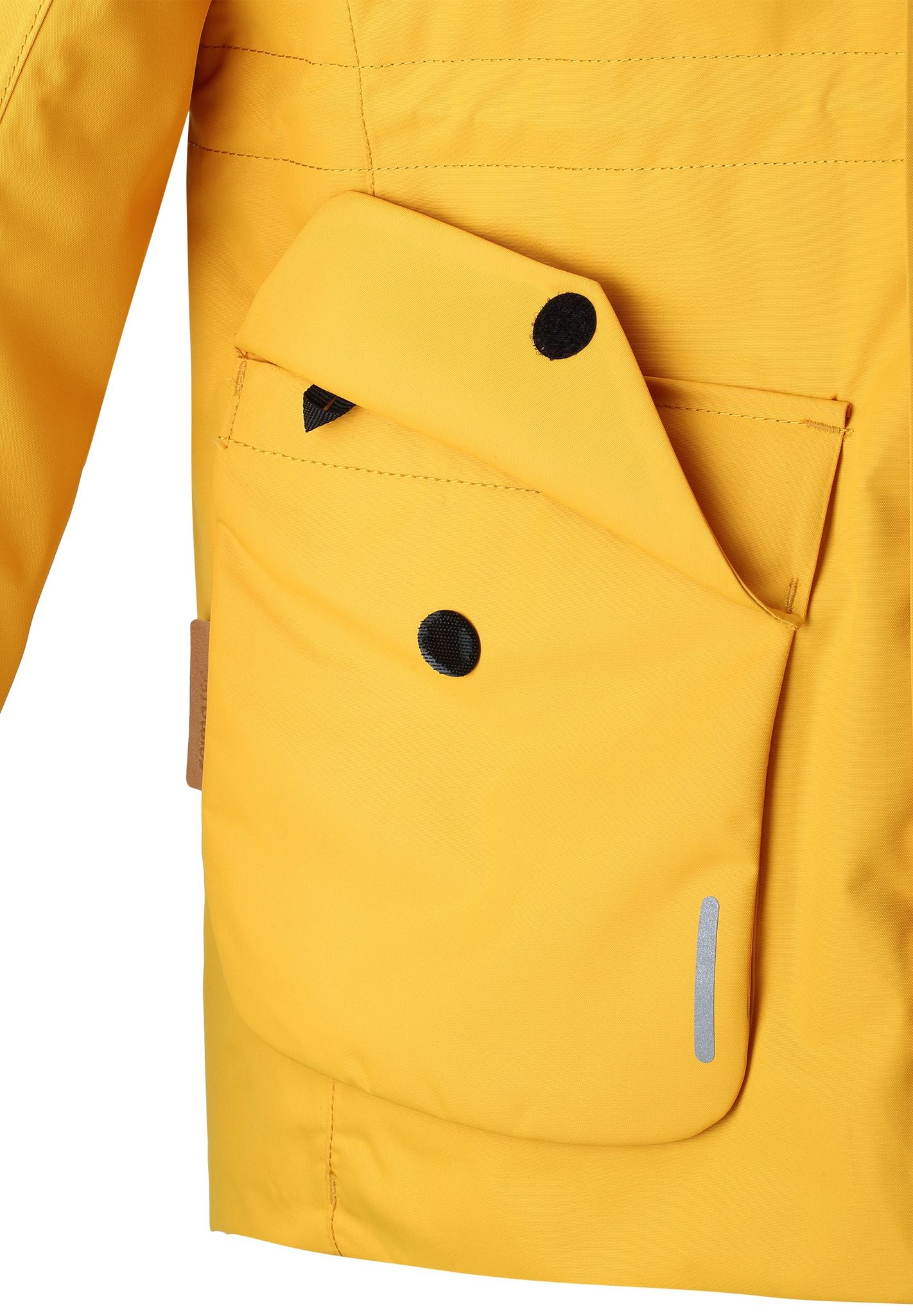 Reima Naapuri zlta detska znackova zimna bunda