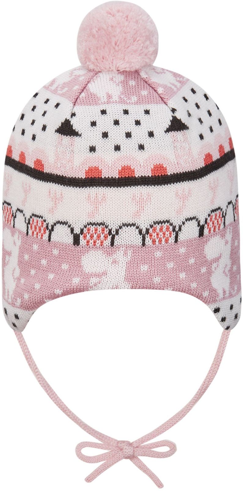 518575m-4301_Reima Moomin Yngst - Blush pink vlnena zimna ciapka pre babatko