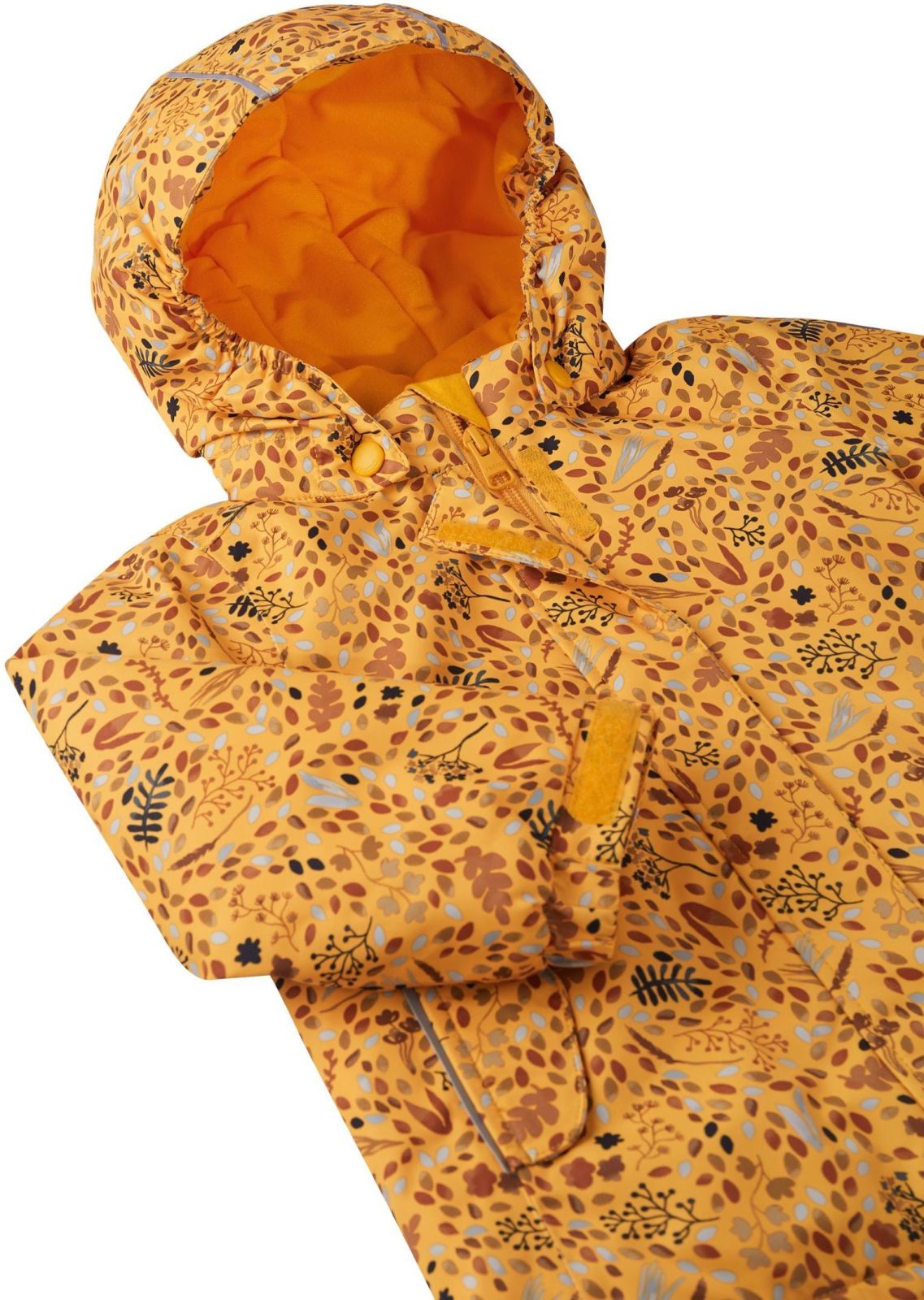 511324-2403_Reima Kuhmoinen - Orange yellow zimna detska dievcenska bunda