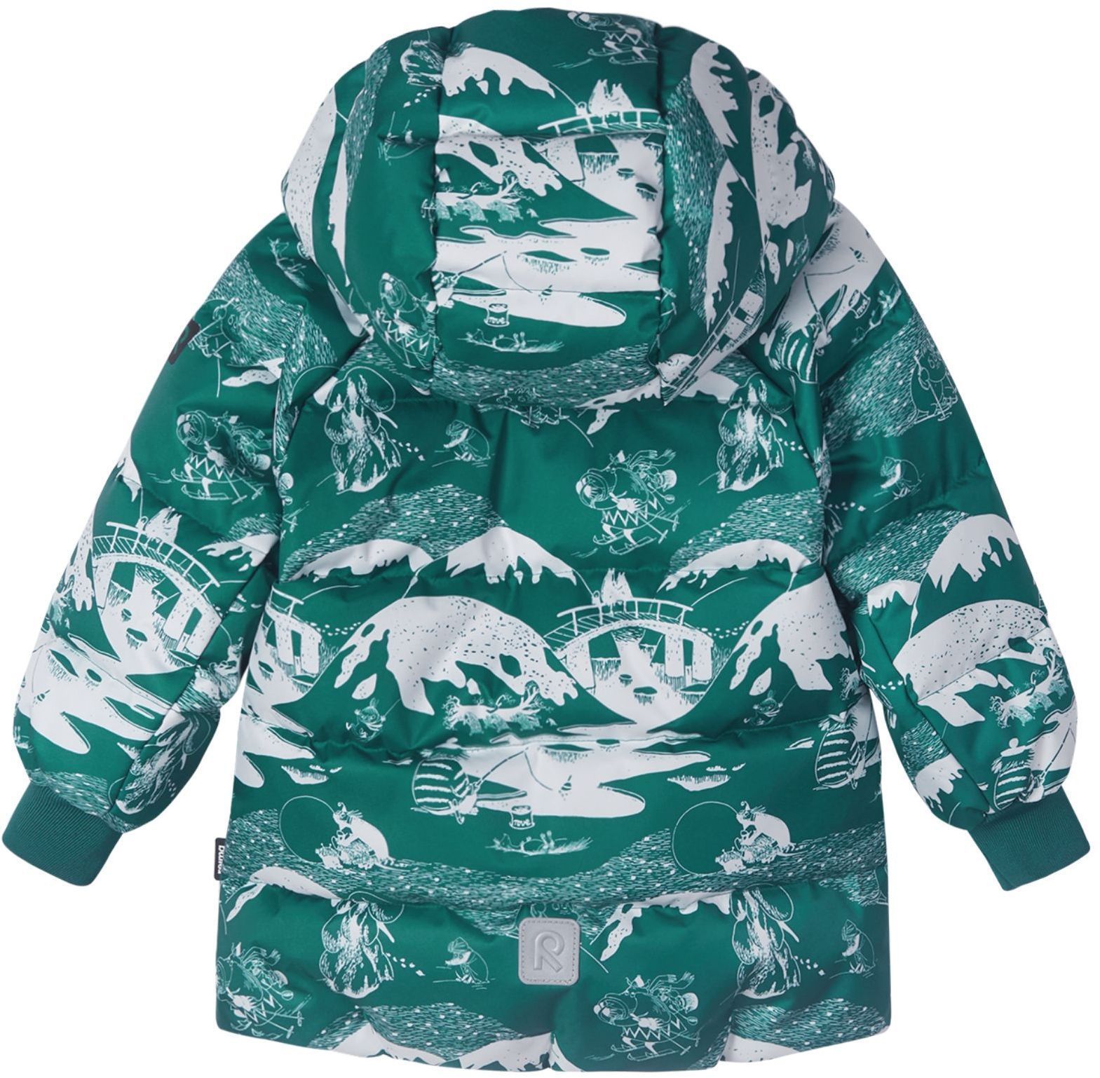 511326-8881_Moomin Lykta - Green detska zimna bunda