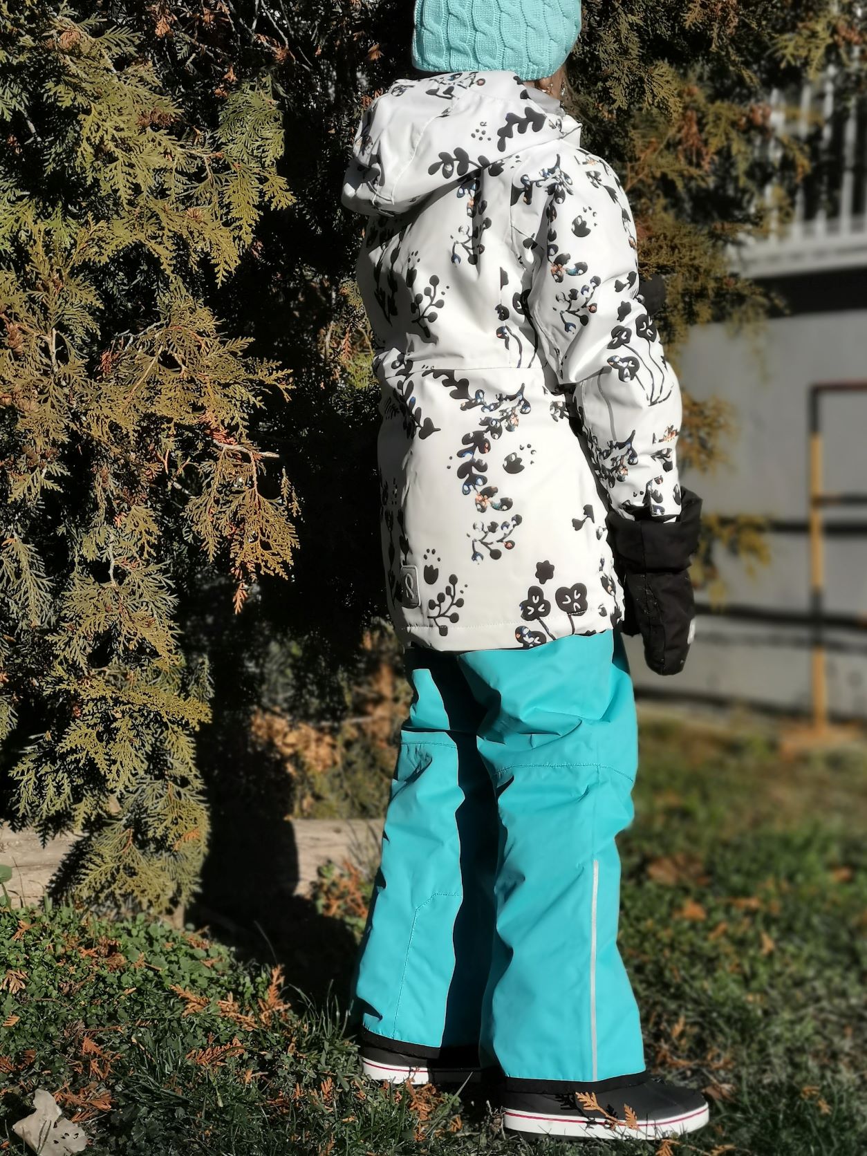 Reima PROXIMA detské lyžiarske nohavice - Light turquoise