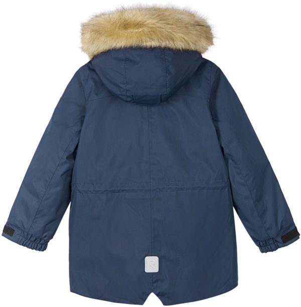 531351-6980_Reima Naapuri - Navy zimna chlapcenska bunda s kozusinkou