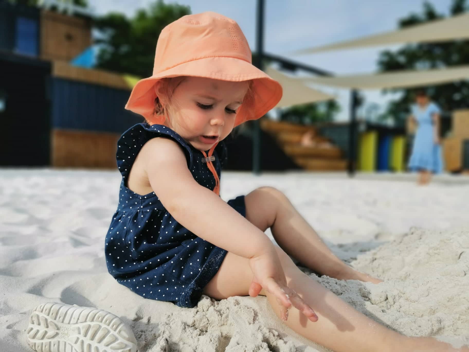 Reima RANTSU detský klobúk s UV ochranou - Peach